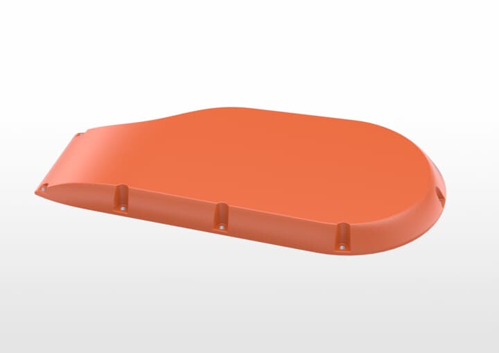 ABB配件Lower Arm Cover, Foundry, Orange 原廠型號3HAC059689-002 ABB配件官方質保 - ABB機器人配件大全