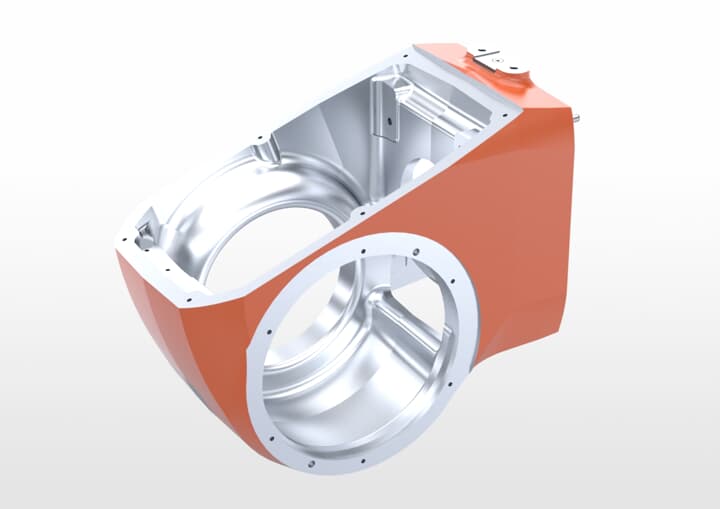 ABB配件Housing - 700mm, Foundry, Orange 原廠型號3HAC059721-003 ABB配件官方質保 - ABB機器人配件大全