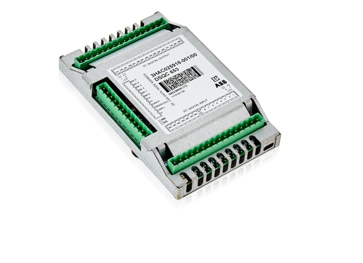ABB配件DSQC 653 I/O Unit 原廠型號3HAC025918-001 ABB配件官方質(zhì)保 - ABB機(jī)器人配件大全
