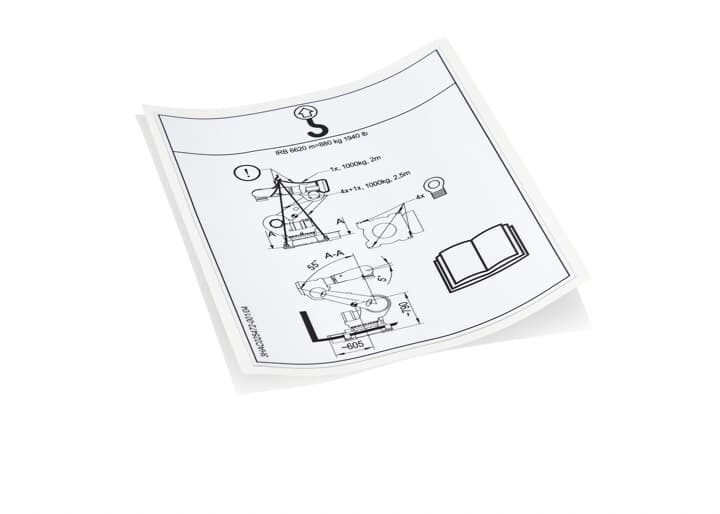 ABB配件Instruction label 原廠型號(hào)3HAC025472-001 ABB配件官方質(zhì)保 - ABB機(jī)器人配件大全
