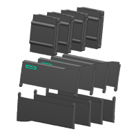 SIMATIC S7-1200，備件 正面翻蓋 CPU 1211/1212 （CPU 1211/1212 頂部正面翻蓋 /前面翻蓋下/信號 機載蓋板