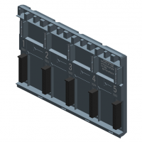 西門子PLC|SIMATIC S7-1500 / ET 200MP 有源背板總線 4 個(gè)插槽用于插接 S7-1500 外設(shè)模塊 用于熱插拔