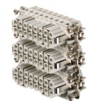 魏德米勒 固定回路插芯 HA系列 - 16A、250V、3 - 48 針 訂貨號 1651020000 / 重載HDC HA 16 FS 33-48