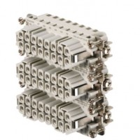 魏德米勒 固定回路插芯 HA系列 - 16A、250V、3 - 48 針 訂貨號 1896820000 / 重載接插件HDC HA 16 FT 33-48