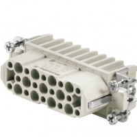 魏德米勒 固定回路插芯 HD 系列 - 10A、250V、7 - 128 針 訂貨號 1650820000 / 重載HDC HD 25 FC