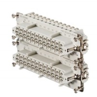 魏德米勒 固定回路插芯 HE 系列 - 16A、500V、6 - 48 針 訂貨號 1221200000 / 重載HDC HE 24 FS 25-48