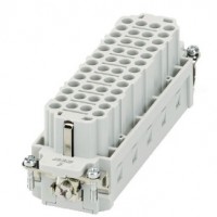 魏德米勒 固定回路插芯 HEE 系列 - 16A、500V、10 - 64 針 訂貨號 3023930000 / HDC HEE 46 FP