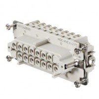 魏德米勒 固定回路插芯 HQ 系列-10A-40A、250V-690V、5-17 針 訂貨號 1967240000 / HDC HVE 6+2 FT CTH
