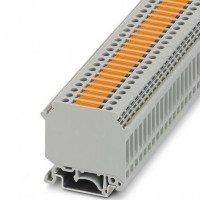 菲尼克斯接線端子  UK 5-MTK-P/P MIT SPERRE - 刀閘分?jǐn)嘟泳€端子  物料號：3004087