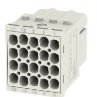 魏德米勒 接插件 RockStar?ModuPlug 電氣模塊 訂貨號 1428930000 / 重載模塊，20針，母