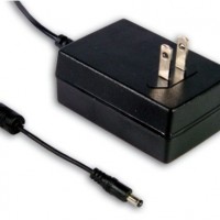 meanwell明緯  25W AC-DC高依賴性綠色工業用適配器  GST25U28-P1J
