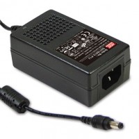 meanwell明緯  25W AC-DC高依賴性綠色工業(yè)用適配器  GST25A24-P1J