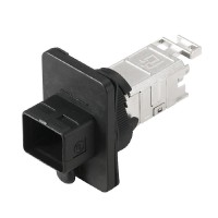 魏德米勒 接插件 RockStar?ModuPlug  工業(yè)以太網(wǎng)  訂貨號  1963730000 / IE-BS-V04P-RJ45-FJ-B