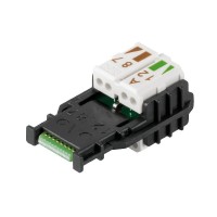 魏德米勒 接插件 RockStar?ModuPlug  工業以太網  訂貨號  1992930000  / IE-PI-RJ45-FH-B-1.1