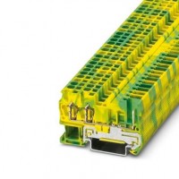 菲尼克斯接線端子  ST 2,5-TWIN/ 1P-PE - 彈簧接地端子   物料號：3042120