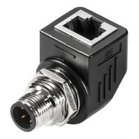 魏德米勒 接插件 RockStar?ModuPlug  工業以太網  訂貨號   1514940000  / IE-AD-M12DRJ45-MF-90