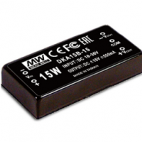 meanwell明緯  15W DC-DC穩壓雙組輸出轉換器      DKA15B-05