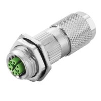 魏德米勒 接插件 RockStar?ModuPlug  工業以太網  訂貨號   1516340000 / 以太網連接器M12，8針