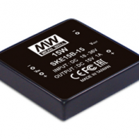 meanwell明緯  15W DC-DC穩壓單組輸出轉換器      SKE15 A-15