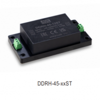 meanwell明緯  45W高可靠150~1500Vdc超寬輸入DC-DC轉換器      DDRH-45系列